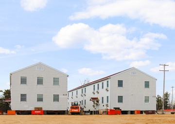 Relocation of World War II-era barracks at Fort McCoy