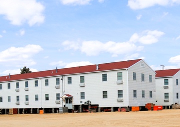 Relocation of World War II-era barracks at Fort McCoy