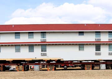 Relocation of World War II-era barracks at Fort McCoy