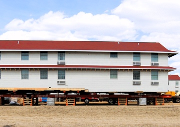 Relocation of World War II-era barracks at Fort McCoy