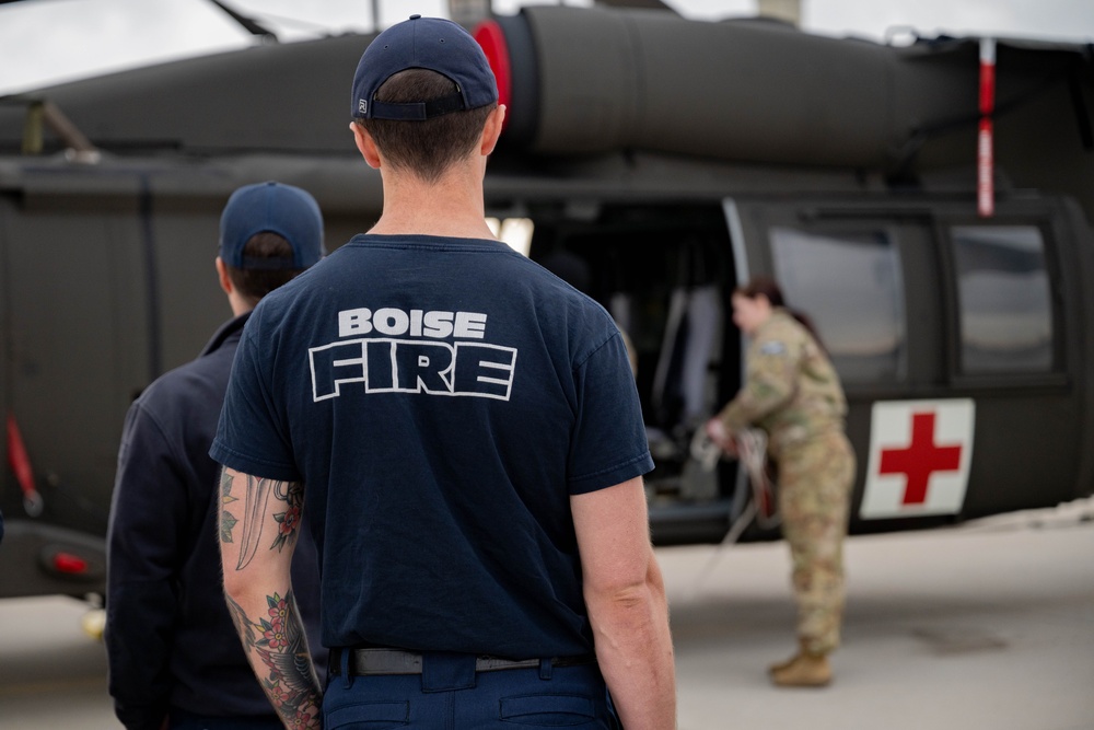 Idaho Army National Guard Trains With Boise Firefighters