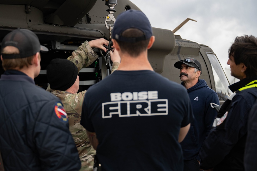 Idaho Army National Guard Trains With Boise Firefighters