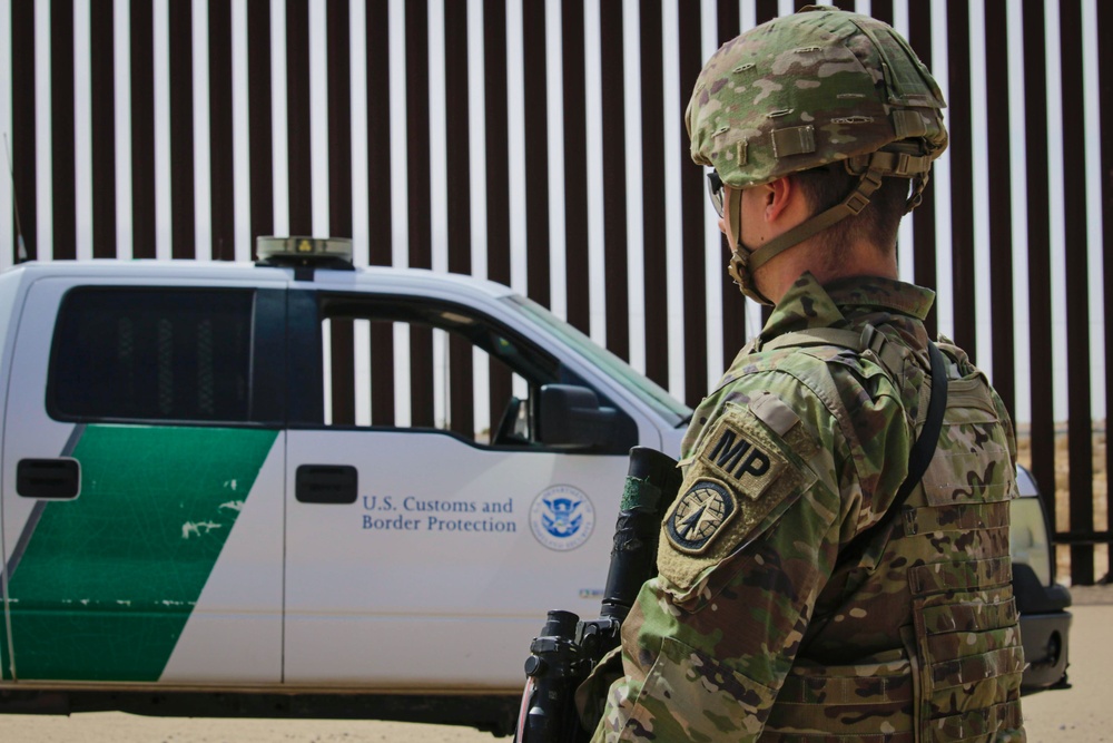 23rd Military Police Company supports southern border operations in Arizona