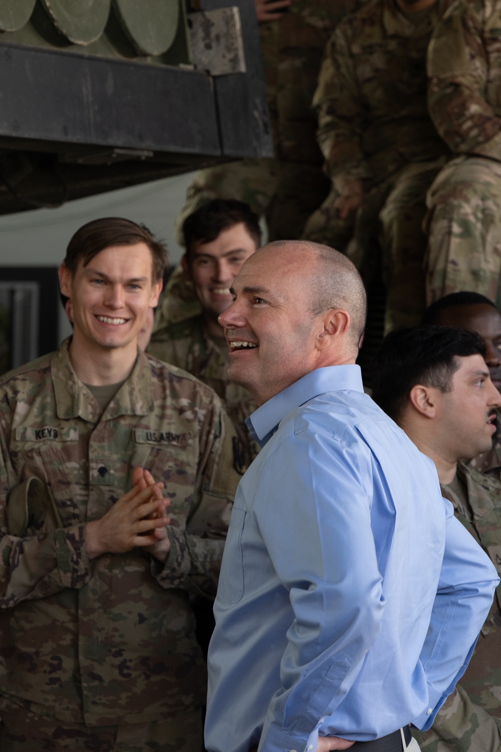 Senators Visit U.S. Soldiers in Estonia