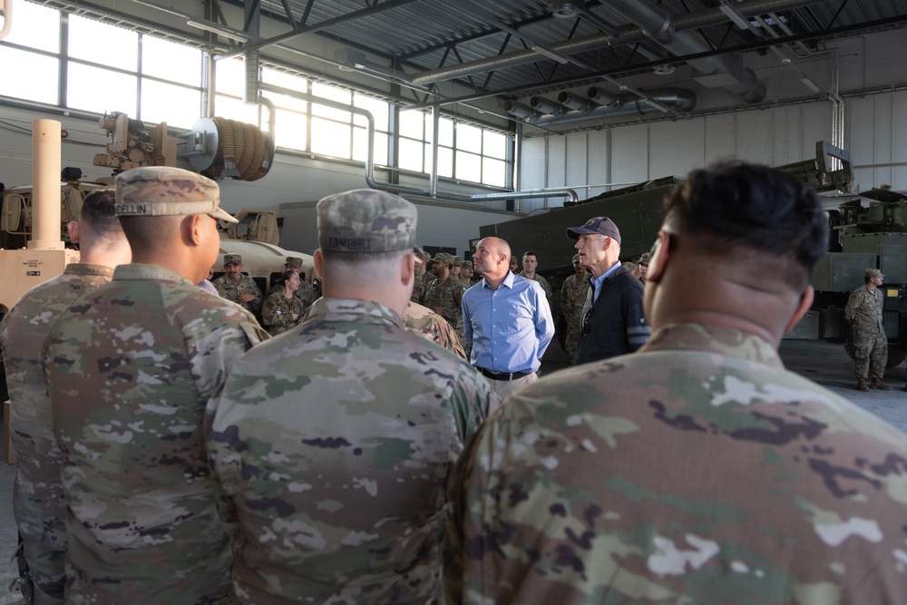 Senators Visit U.S. Soldiers in Estonia