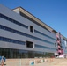 Construction work continues on the site of the Louisville VA Medical Center April 16, 2025
