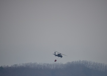 2nd Combat Aviation Brigade assists with the South Korea Wildfires.
