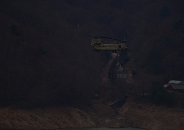 2nd Combat Aviation Brigade assists with the South Korea Wildfires.
