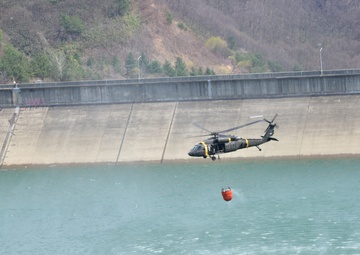 2nd Combat Aviation Brigade assists with the South Korea Wildfires.