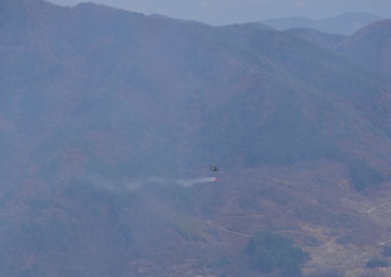 2nd Combat Aviation Brigade assists with the South Korea Wildfires.