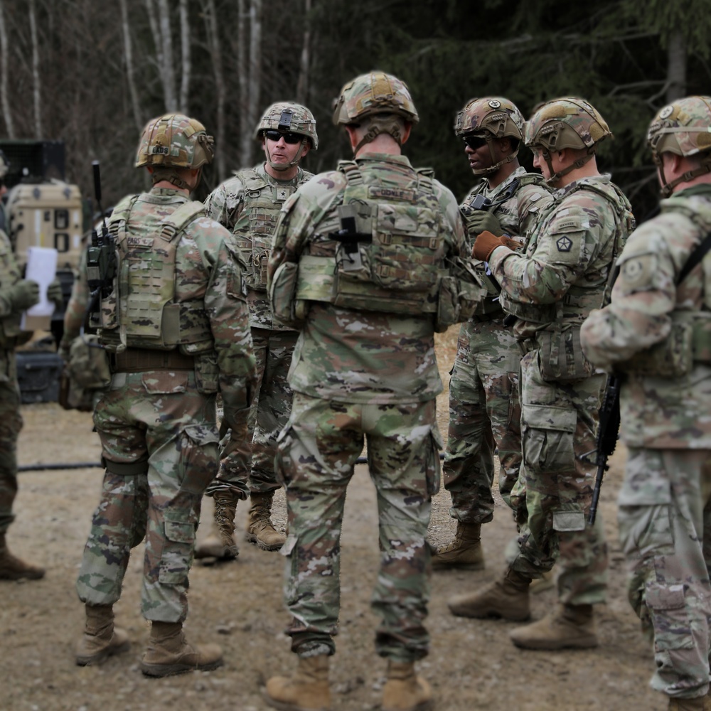 Brigadier General Brown visits the 2d Cavalry Regiment
