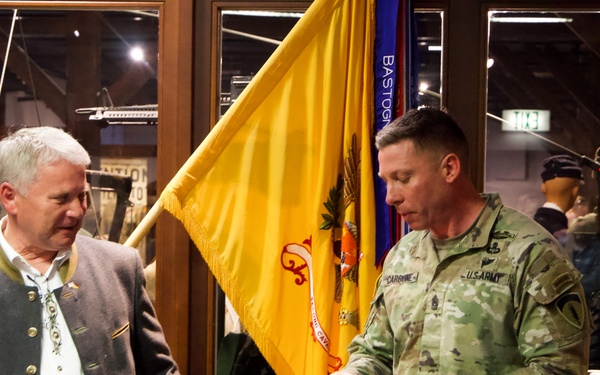 Franz Zeilmann receives honorary Dragooning and Retirement Ceremony