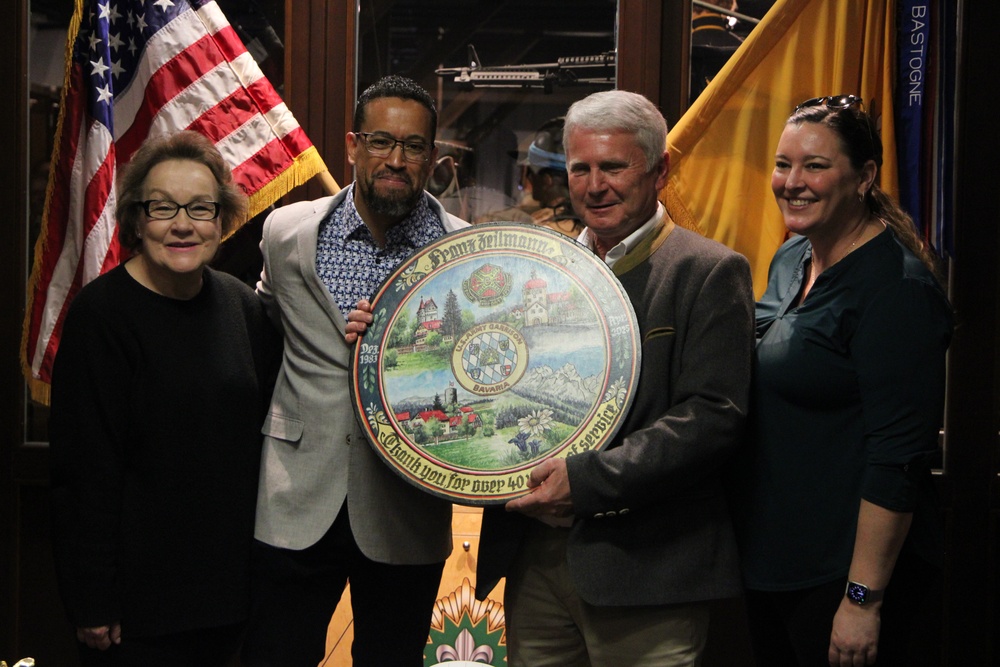 Franz Zeilmann receives honorary Dragooning and Retirement Ceremony