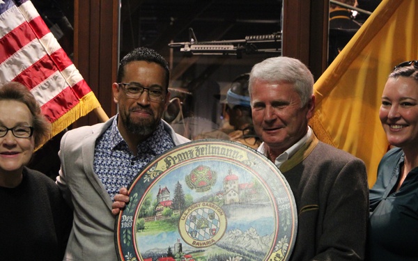 Franz Zeilmann receives honorary Dragooning and Retirement Ceremony
