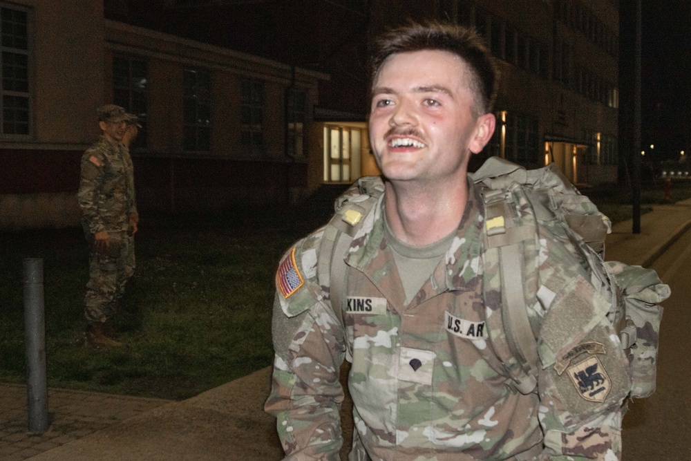 Geospatial planning cell's best mappers compete in ruck march
