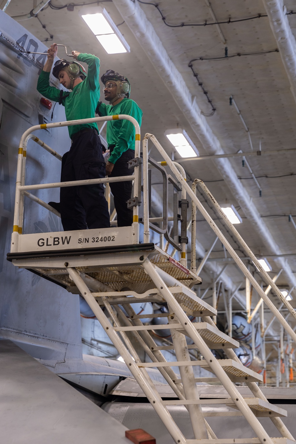 &quot;Golden Warriors&quot; of the USS Gerald R. Ford Conduct Maintenance