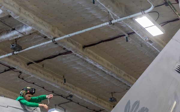 &quot;Golden Warriors&quot; of the USS Gerald R. Ford Conduct Maintenance