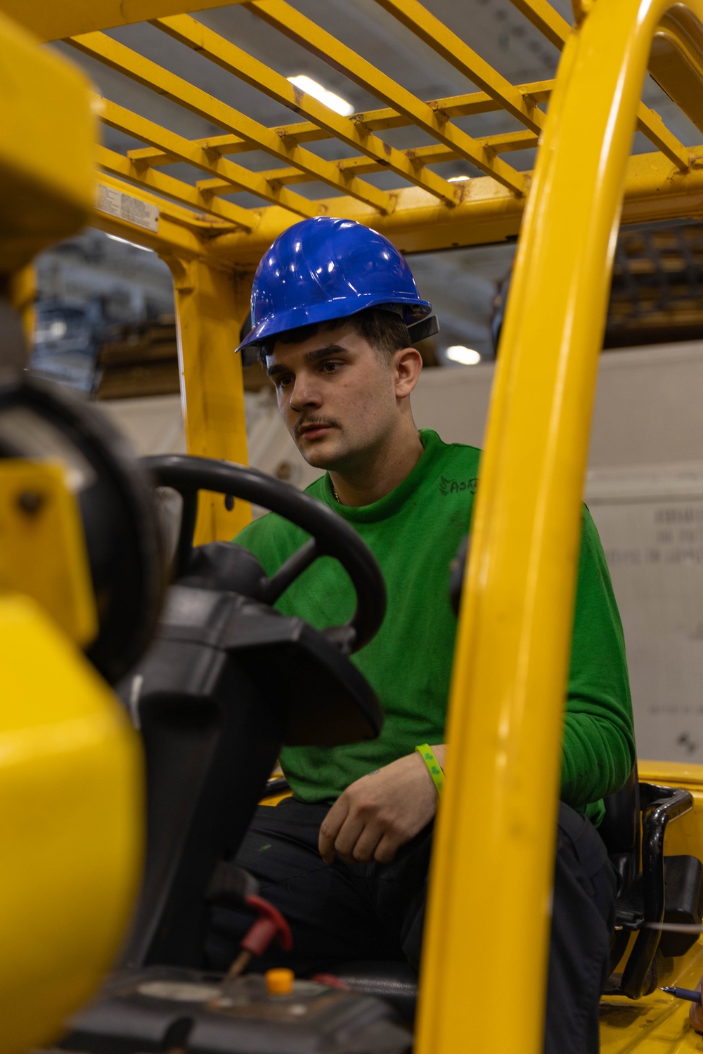 Sailor Conducts routine maintenance