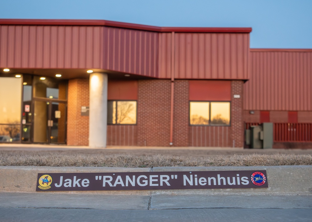 Jake &quot;Ranger&quot; Nienhuis Becomes Honorary Pilot at 138th Fighter Wing