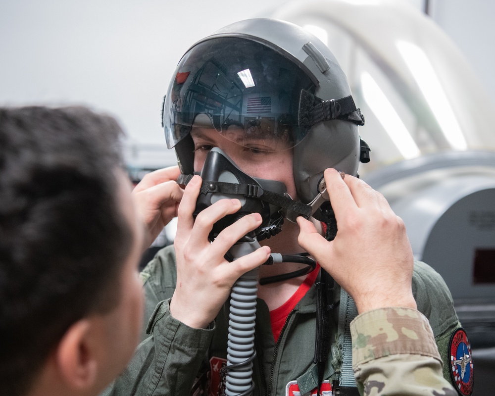 Jake &quot;Ranger&quot; Nienhuis Becomes Honorary Pilot at 138th Fighter Wing