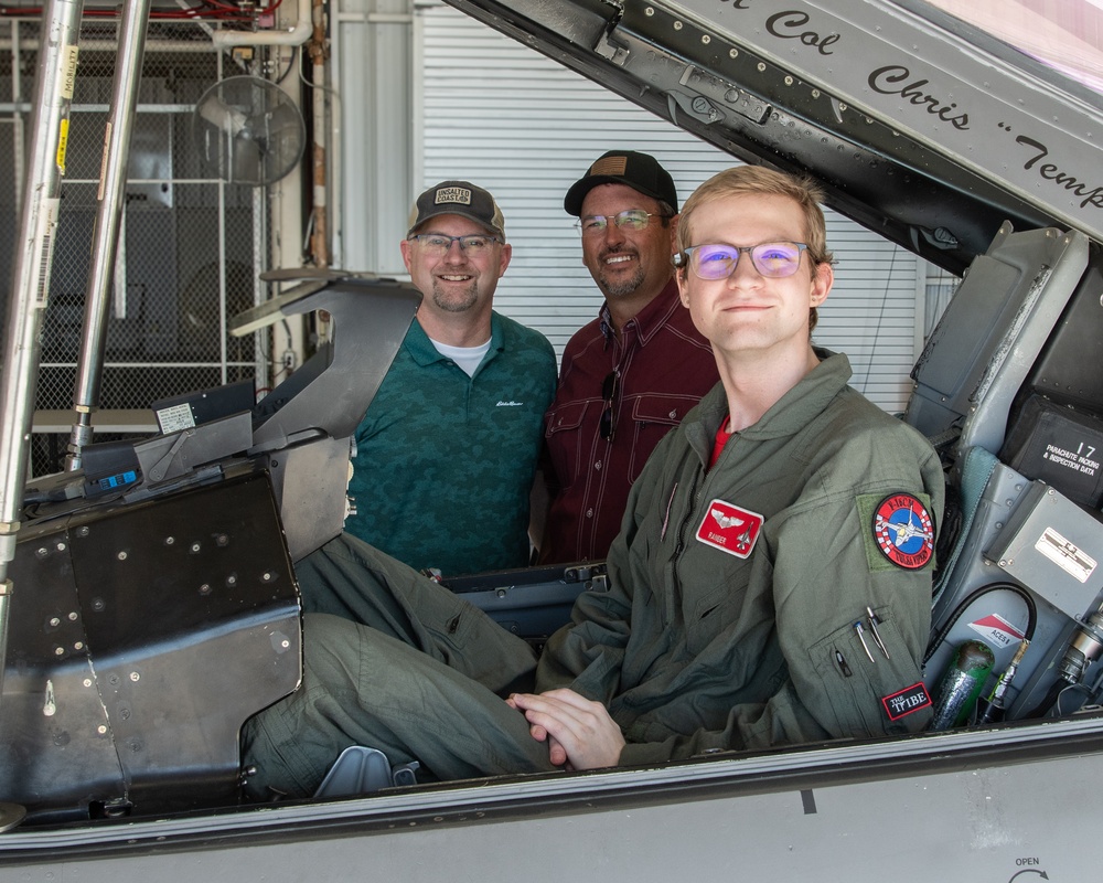 Jake &quot;Ranger&quot; Nienhuis Becomes Honorary Pilot at 138th Fighter Wing