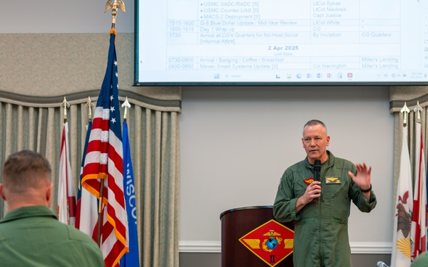 Leaders from 2nd MAW meet for the April 2025 Senior Leaders Conference