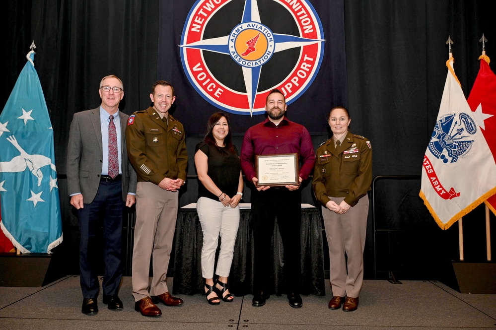 Abrego Awarded Donald F. Luce Award at Luther G. Jones Army Aviation Forum
