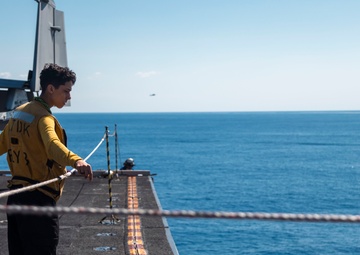 USS Gerald R. Ford Vertical Replensishment (VERTREP)