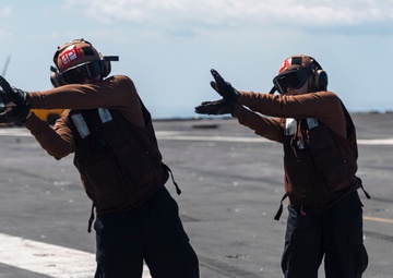 USS Gerald R. Ford Vertical Replensishment (VERTREP)