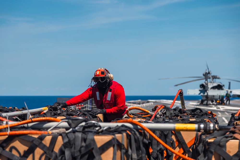 USS Gerald R. Ford Vertical Replensishment (VERTREP)