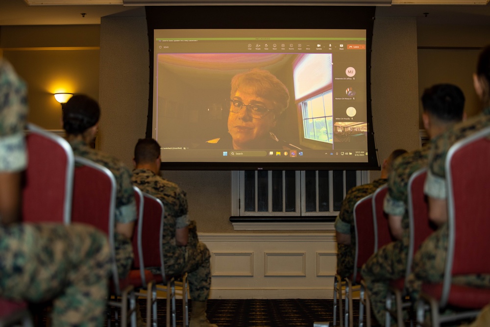 Quantico Base Leadership and SAPR personnel sign 2025 SAAPM Proclamation