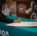 Quantico Base Leadership and SAPR personnel sign 2025 SAAPM Proclamation