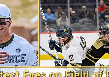 Public health experts remind service members to protect eyes on field of play