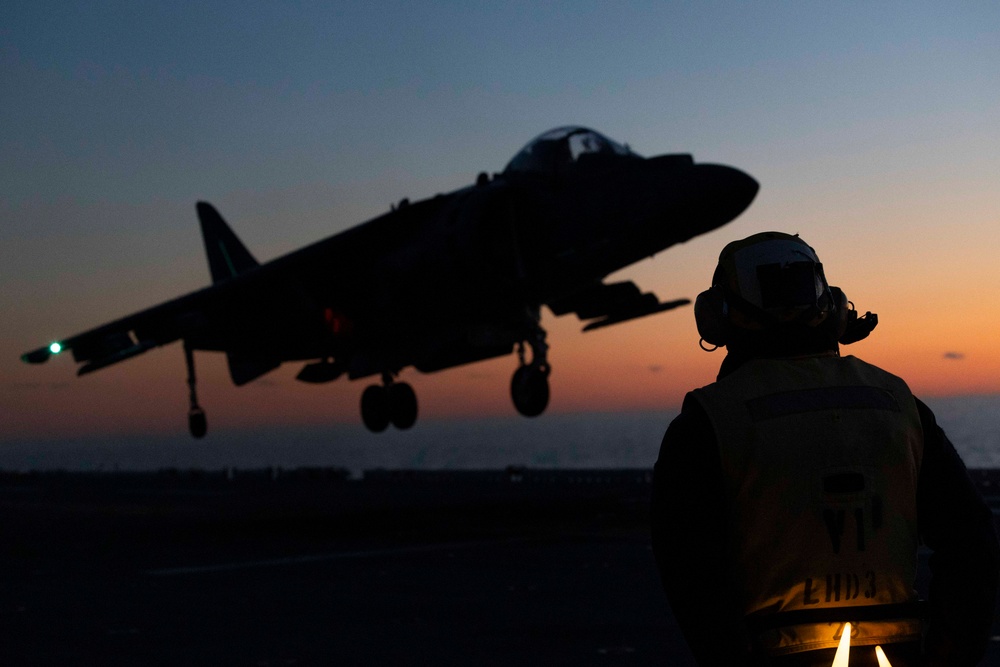 USS Iwo Jima Conducts Flight Operations