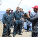 Rescue and assistance training on USS Shiloh