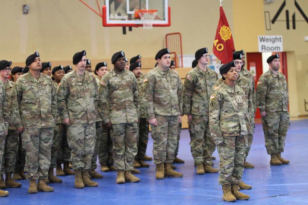40th Transportation Company Change of Responsibility