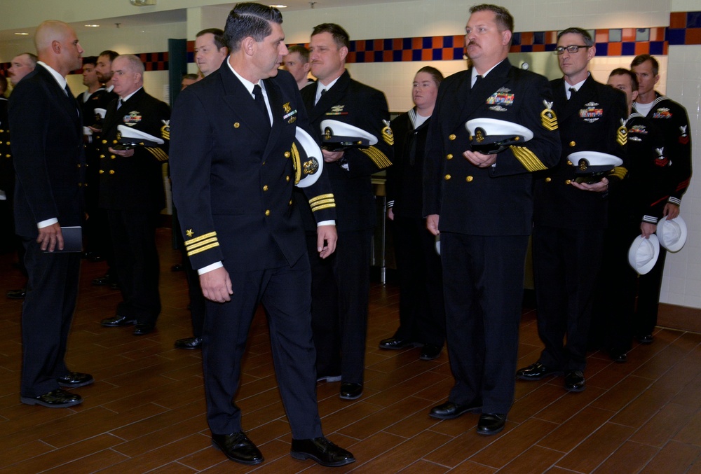 NAVSCIATTS Dress Blues Inspection