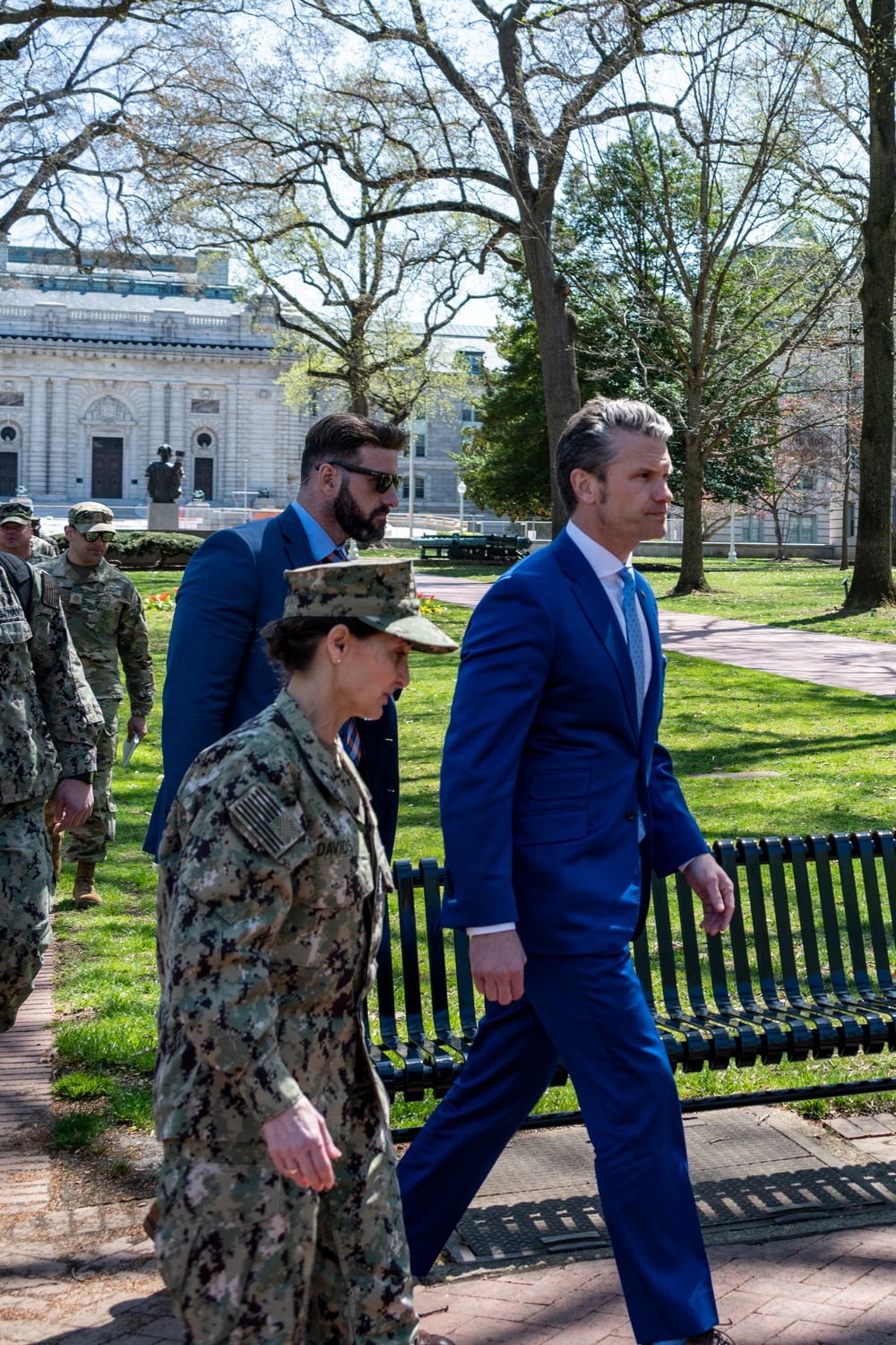 Secretary of Defense visits Naval Academy