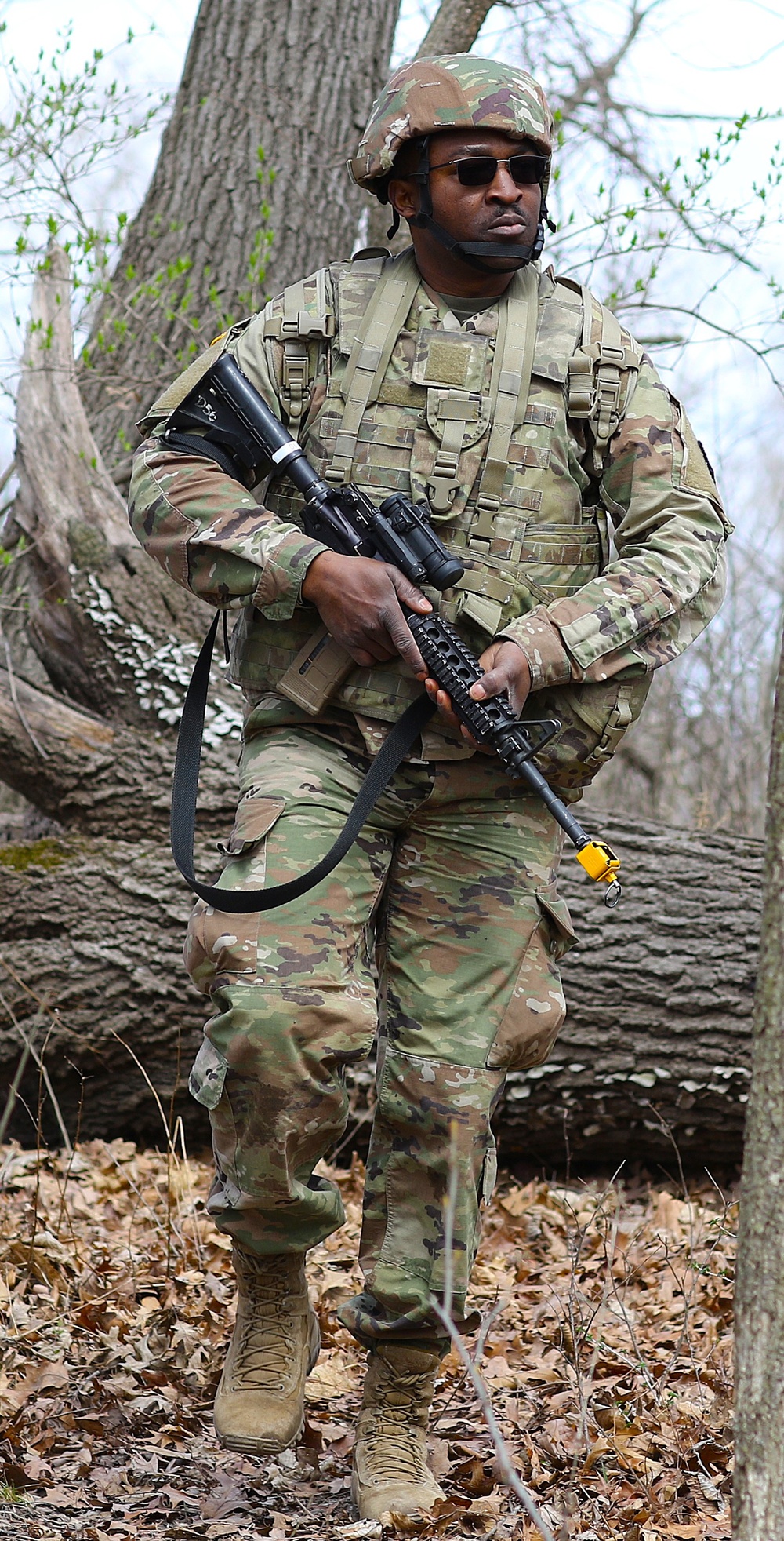 Illinois Army National Guard Unit Trains for U.S. European Command Deployment in Marseilles...Illinois