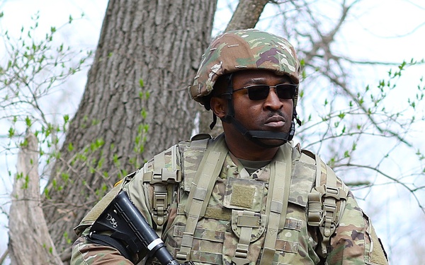 Illinois Army National Guard Unit Trains for U.S. European Command Deployment in Marseilles...Illinois