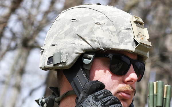Illinois Army National Guard Unit Trains for U.S. European Command Deployment in Marseilles...Illinois