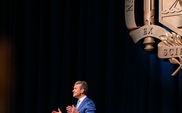 Secretary of Defense Visits Naval Academy