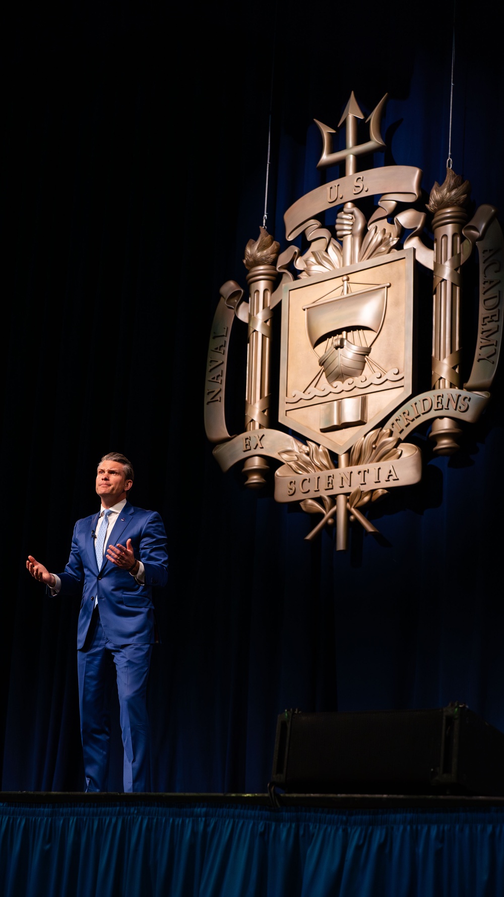 Secretary of Defense Visits Naval Academy