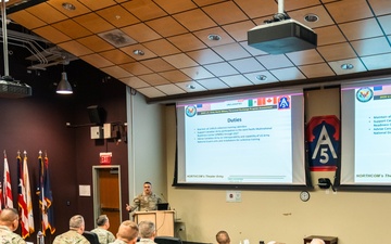 U.S. Army North (Fifth Army) hosts the Military Personnel Exchange Program conference