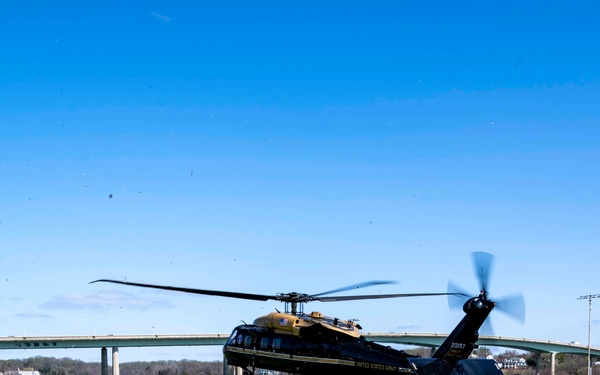 Secretary of Defense Pete Hegseth Visits U.S. Naval Academy