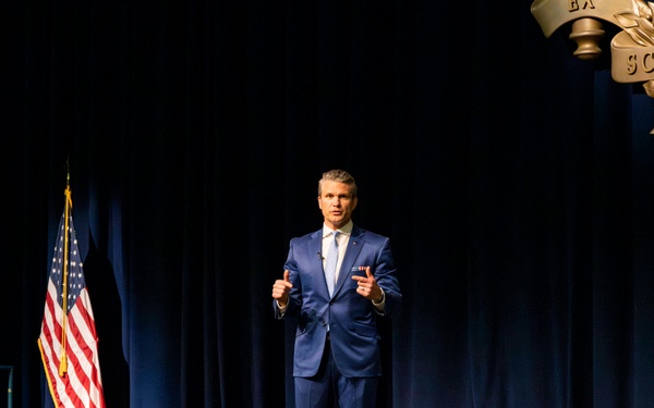 Secretary of Defense Pete Hegseth Visits U.S. Naval Academy