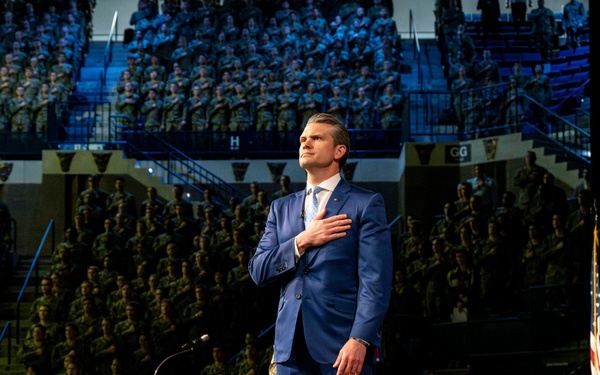Secretary of Defense Pete Hegseth Visits U.S. Naval Academy