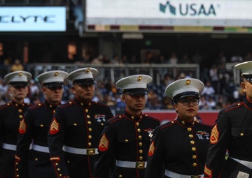 3rd MAW San Diego Padres flyover and Salute to Service