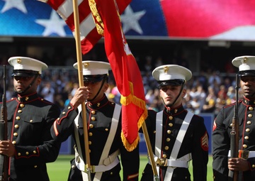 3rd MAW San Diego Padres flyover and Salute to Service