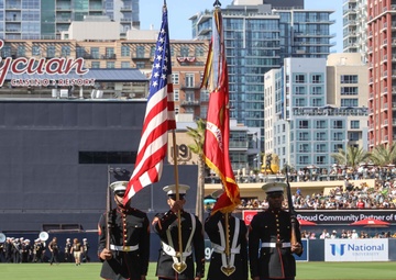 3rd MAW San Diego Padres flyover and Salute to Service
